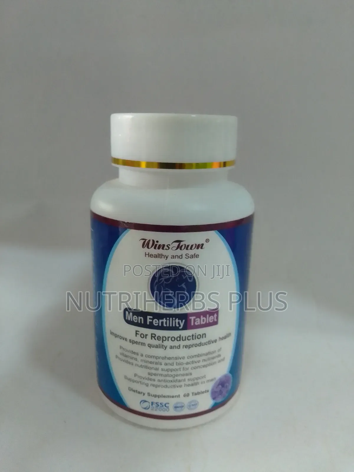 Wins Town Male Fertility Tablets: For Sperm Count, Motility Quality