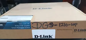 D-Link DGS-1210_10p 8-Port Poe Gigabit Smart Managed Switch