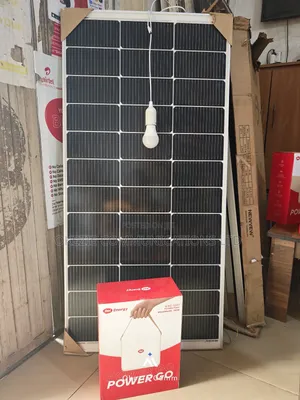 Complete Set: Itel Power Go + 100 Watts Solar Panel + Dc Bulb + Dc Fan