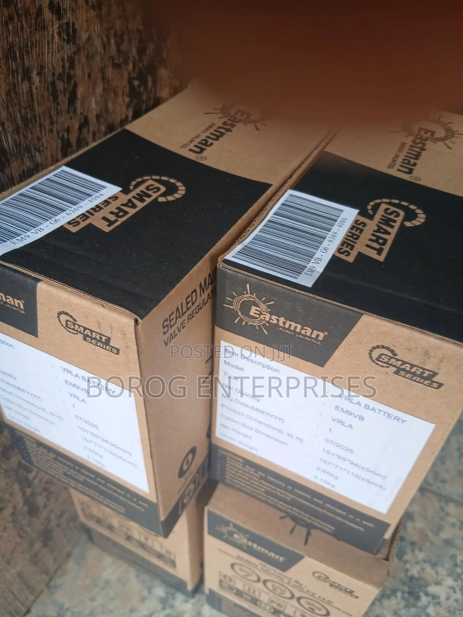 Eastman Smart Series Em9vb 12v 9ah Battery