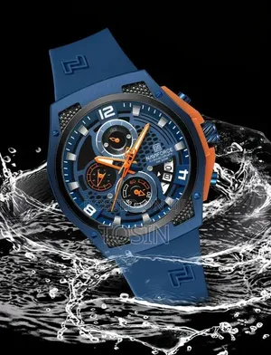 Navi Force Authentic Chronograph Sports Watches Original Rubber Strap