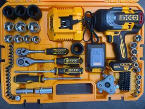 1350n.M 3/4” Ingco Impart Wrench With Tools Set Machine