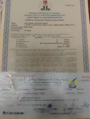 Fcda Approved Lands for Sale in Maitama
