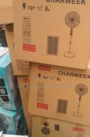 Charweek 3 in 1 Rechargeable Fan