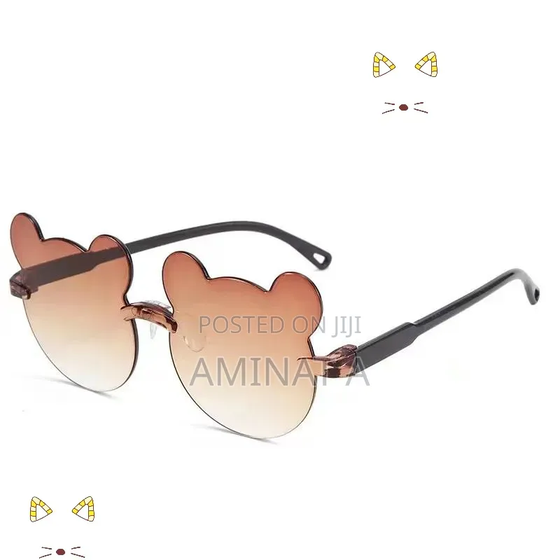 Girly Cute Bear Sunglasses(Brown)
