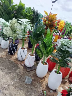 Artificial Flower and Pots