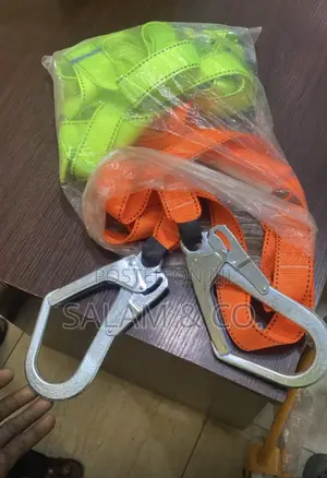 Industrial Full Body Safety Harness Double Hook With Shock Absorber