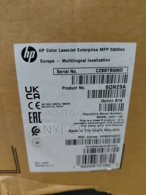 Hp Colour Laserjet Enterprise MFP 5800dn Printer