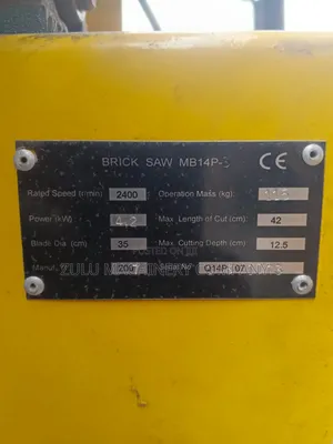 Brick Saw Machine