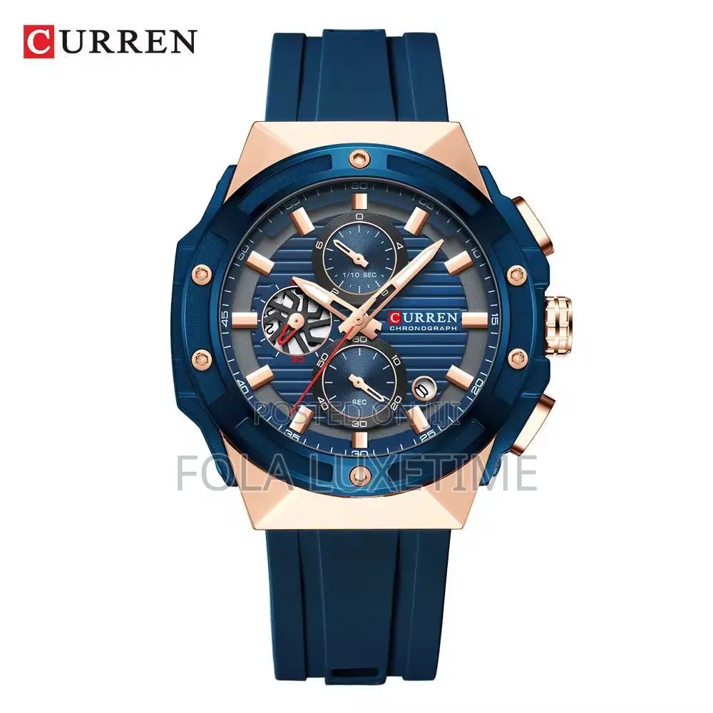 Curren Rubber Chronograph 3pin
