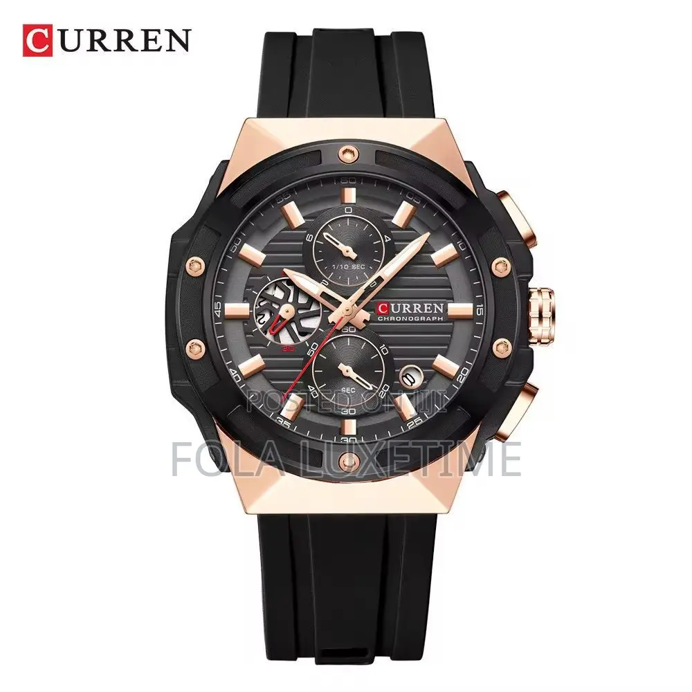 Curren Rubber Chronograph 3pin