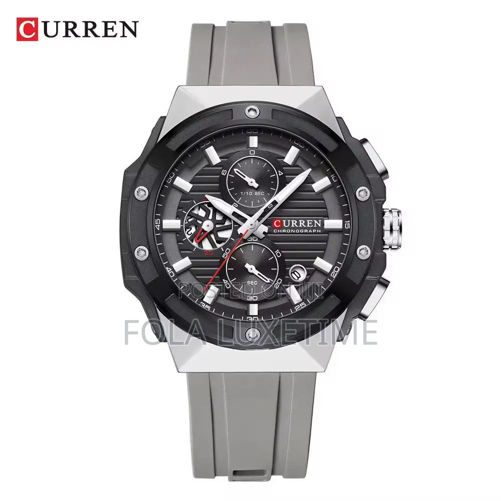 Curren Rubber Chronograph 3pin