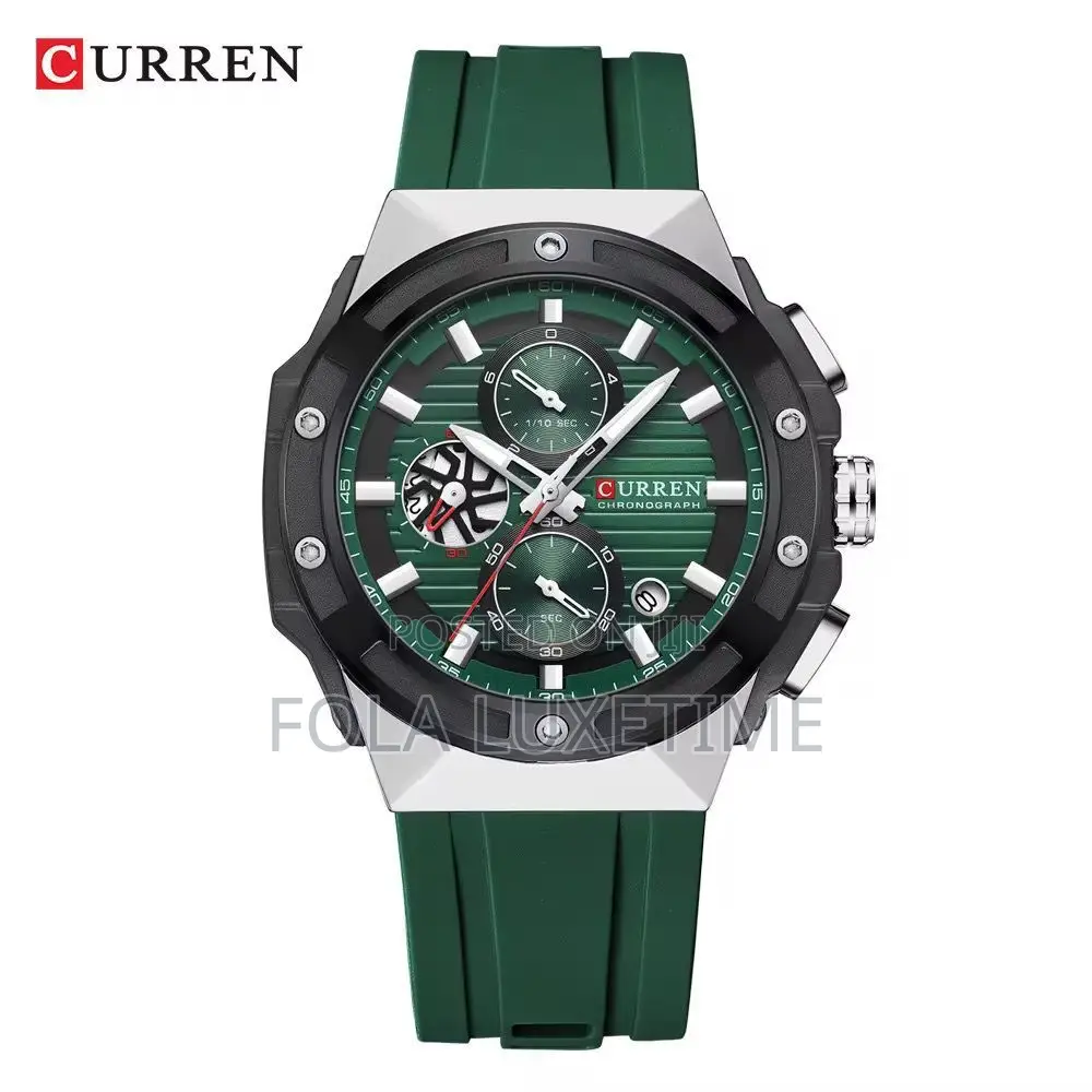 Curren Rubber Chronograph 3pin