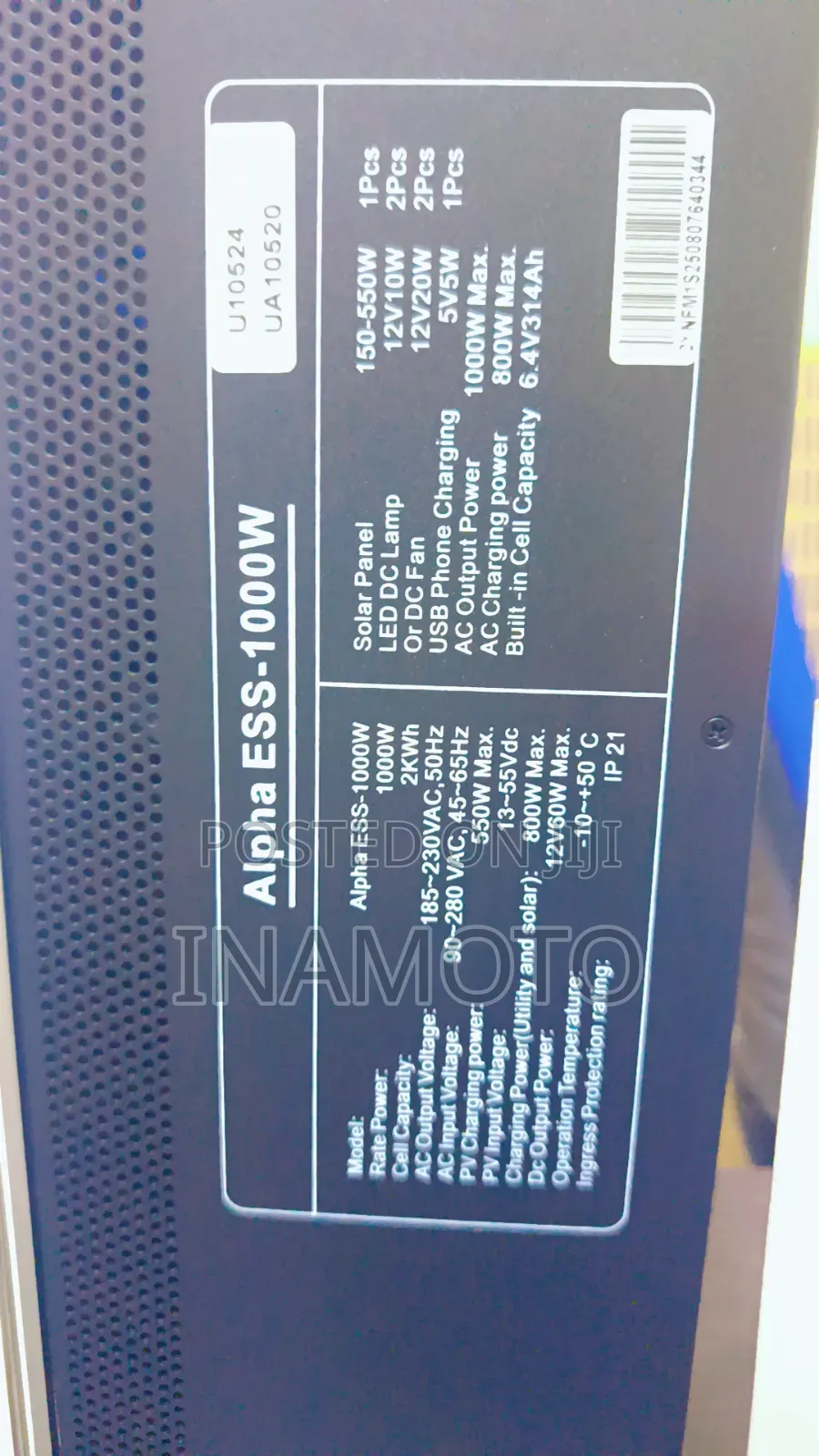 1000w All in One Solar Generator