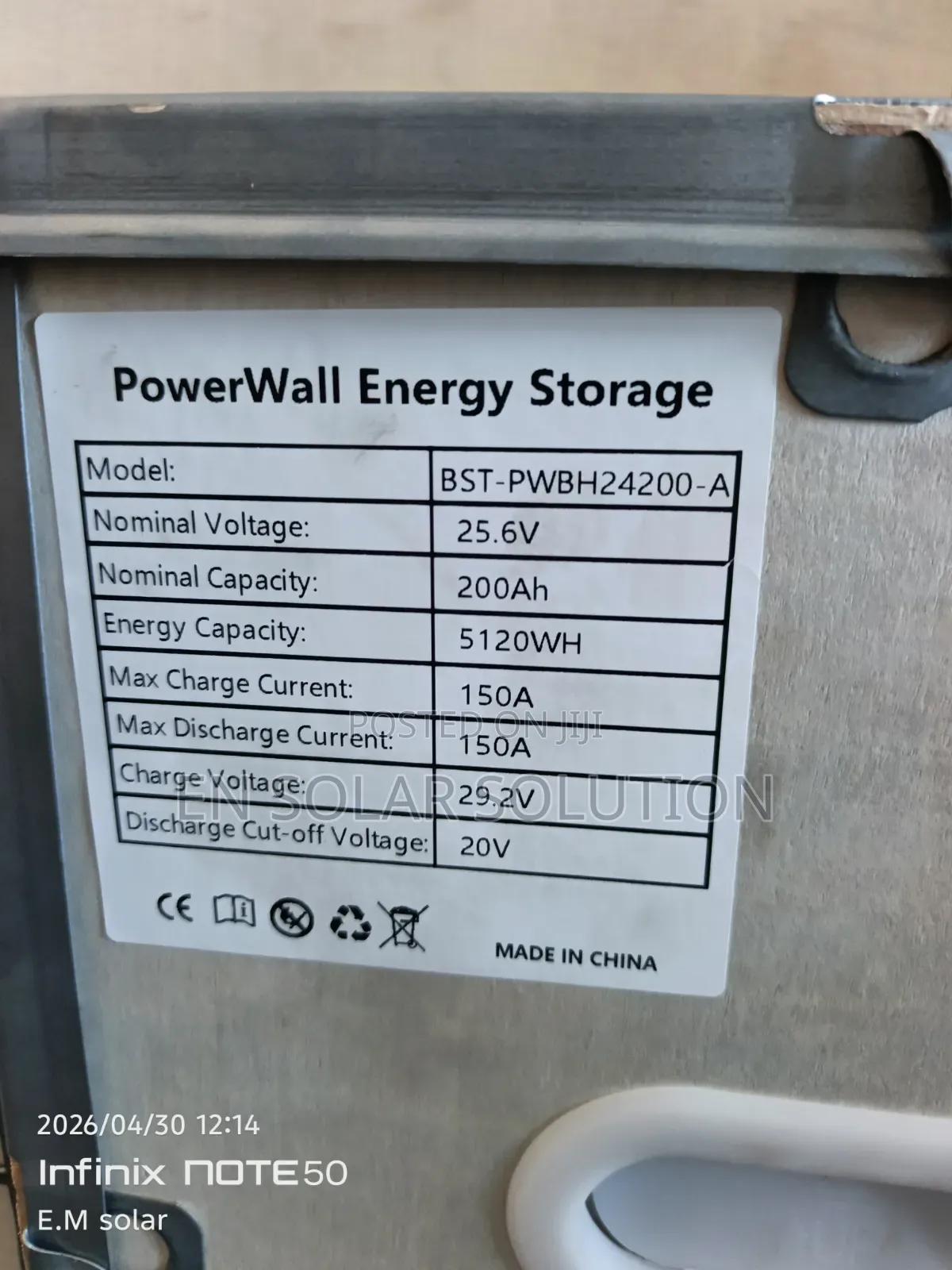 5kwh/24v Lithium Battery Available