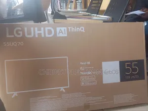 Lg Smart Tv 55 Inches Eith Two Years Warranty Brand New