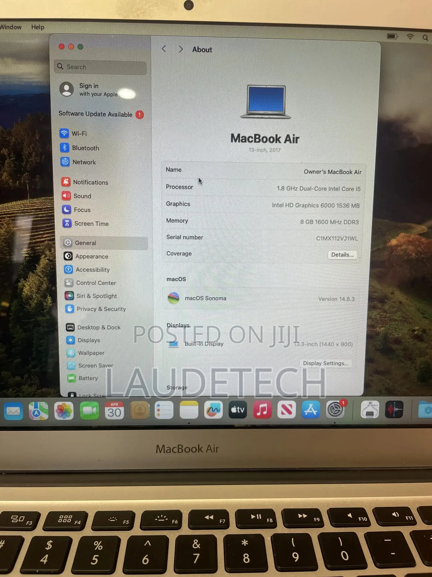 Laptop Apple MacBook Air 2017 8GB Intel Core i5 SSD 128GB