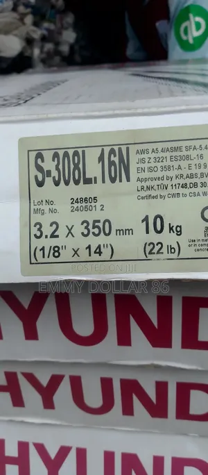Hyundai Stainless Steel Welding Electrodes Available