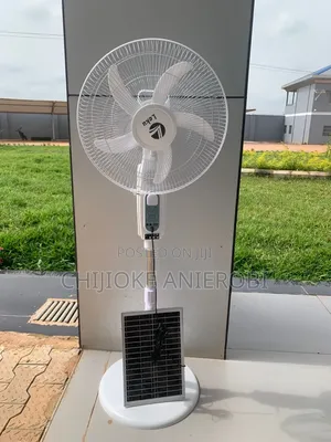 Leku 16 Inches Solar Rechargeable Fan Bluetooth Enabled