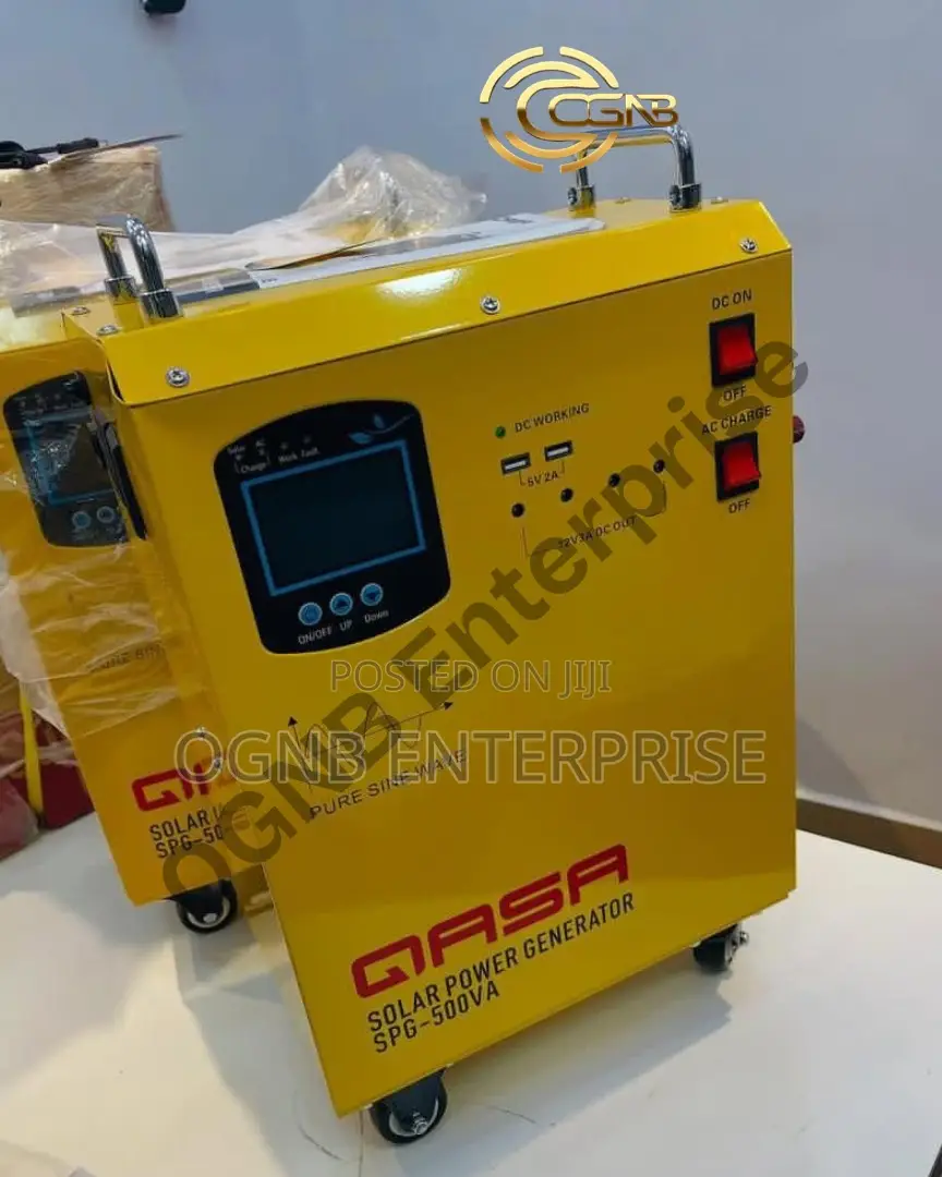 Qasa Solar Power Generator 500va Without Panel