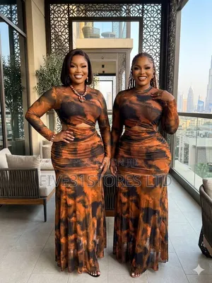 Muna Long Meshed Dress
