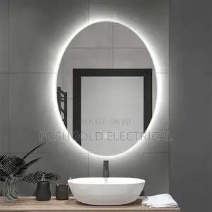 Oval Black-Lit Led Mirror (3) Colors