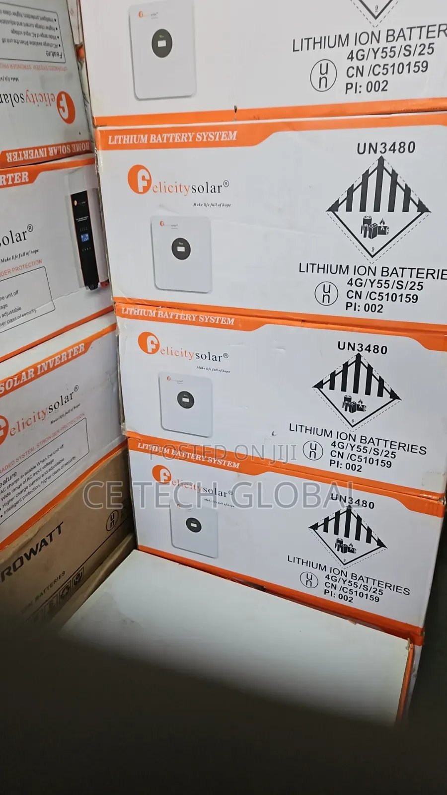 5kwh 25.6v Lithium Battery Felicity