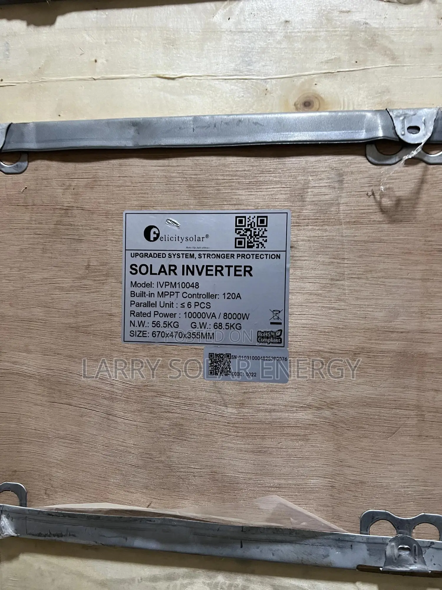 10kva Felicity Hybrid Solar Inverter