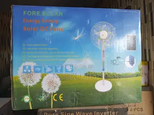 Foresolar 16" Rechargeable Solar Fan