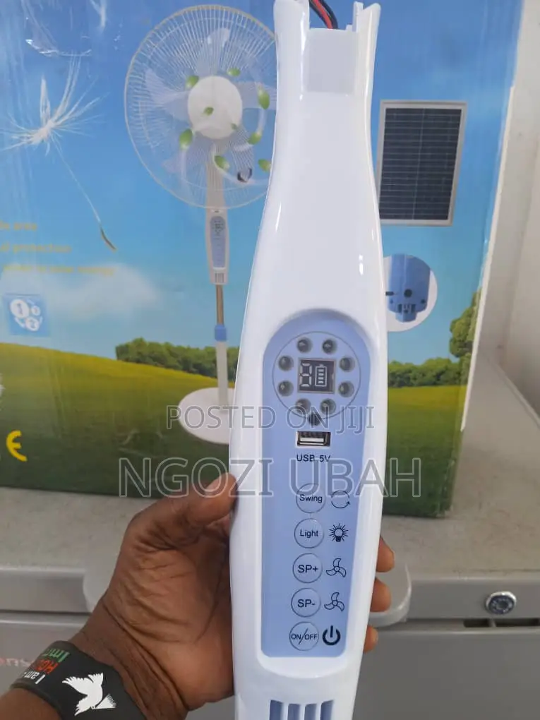 Foresolar 16" Rechargeable Solar Fan