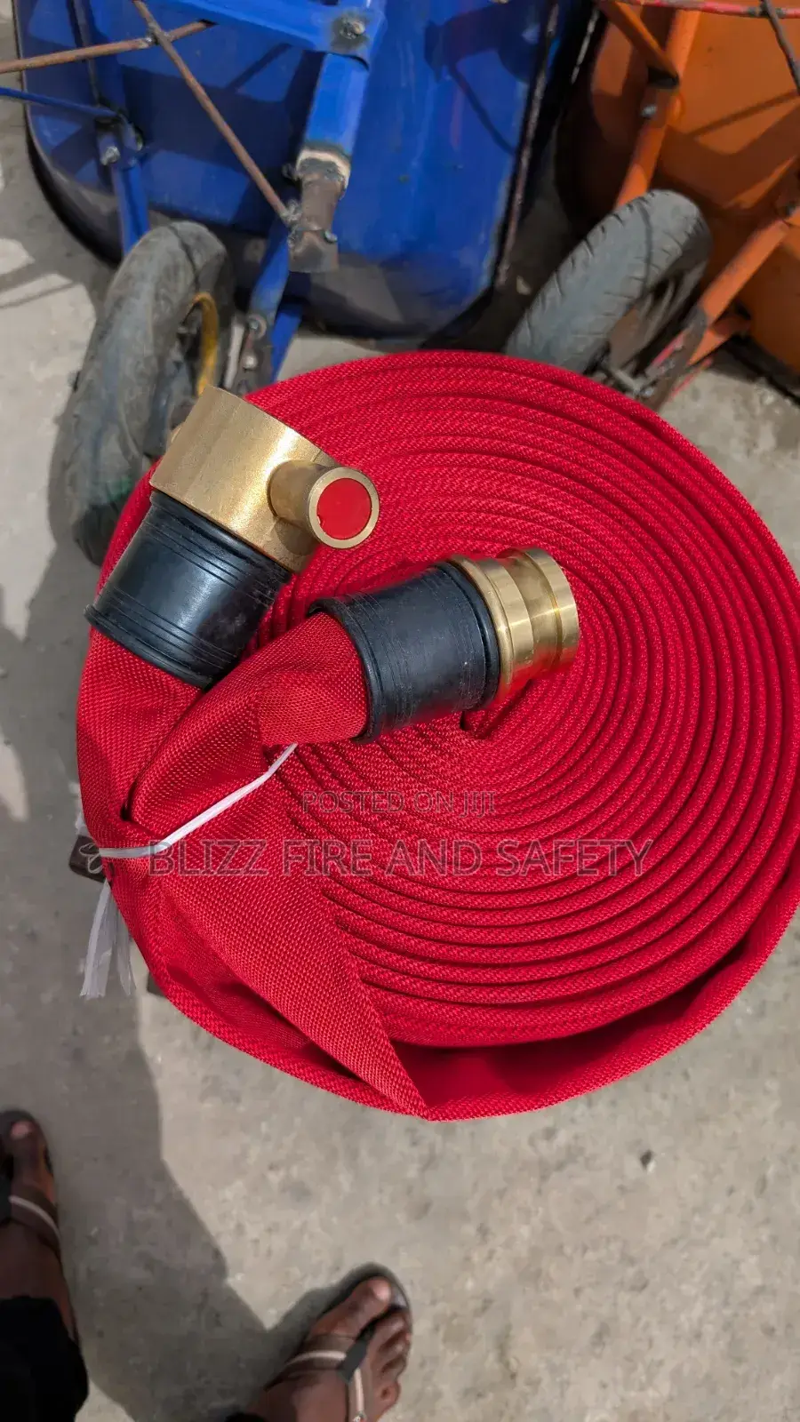 Canvas Hose 2.5" By 30meter (16bar) Brass Coupling