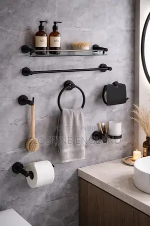 Black Towel Hangers