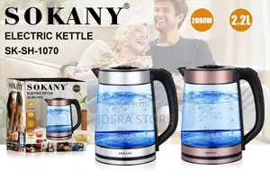 Sokany 2l Transparent Elwctric Kettle