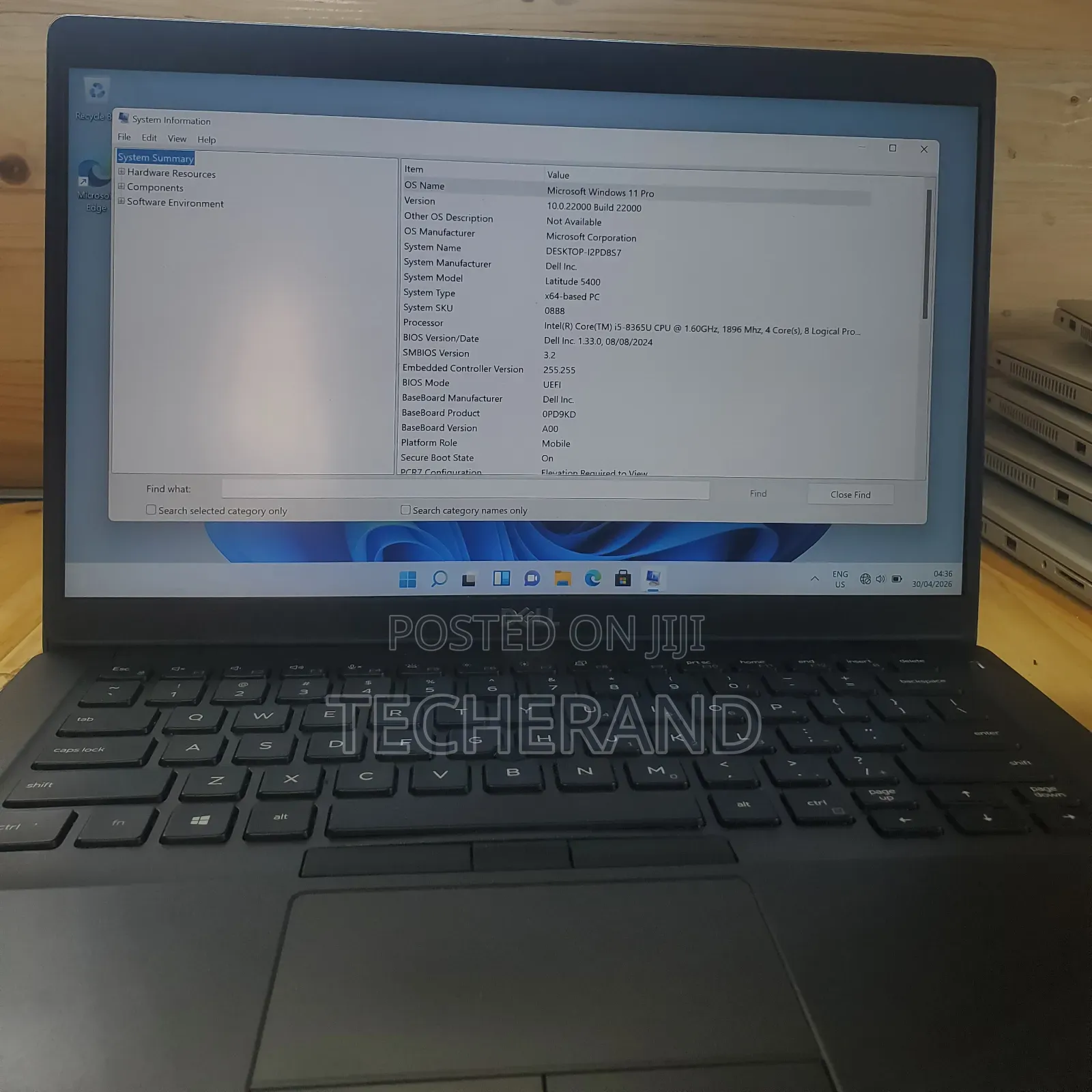 Laptop Dell Latitude 5400 8GB Intel Core i5 SSD 256GB