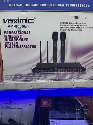 Voximic Vm-8000bt Wireless Microphone