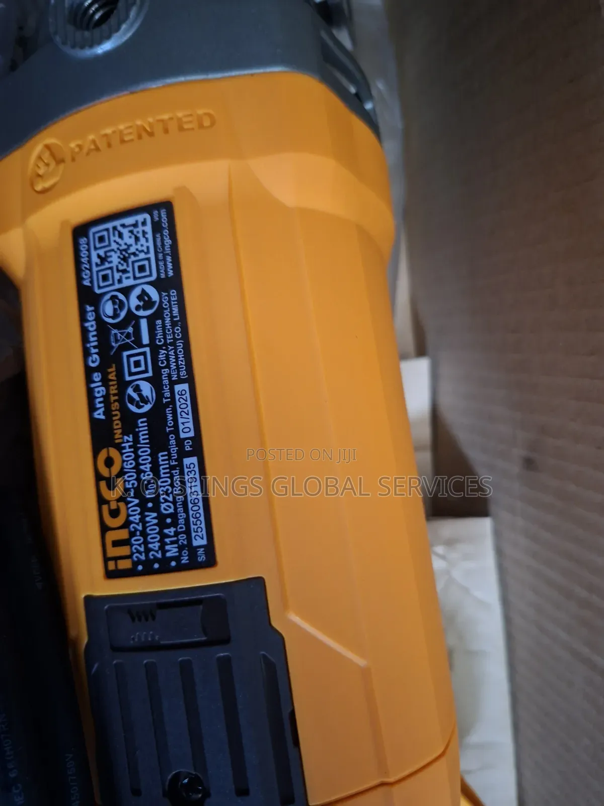 Ingco Angle Grinder (2400w) Machine