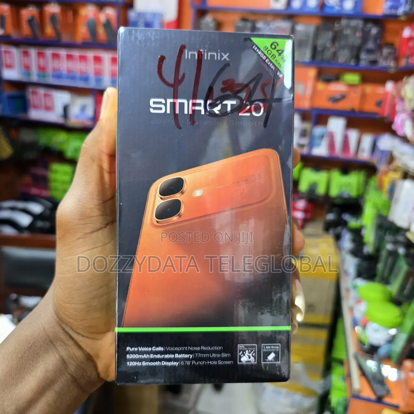 New Infinix Smart 20 64 GB Black
