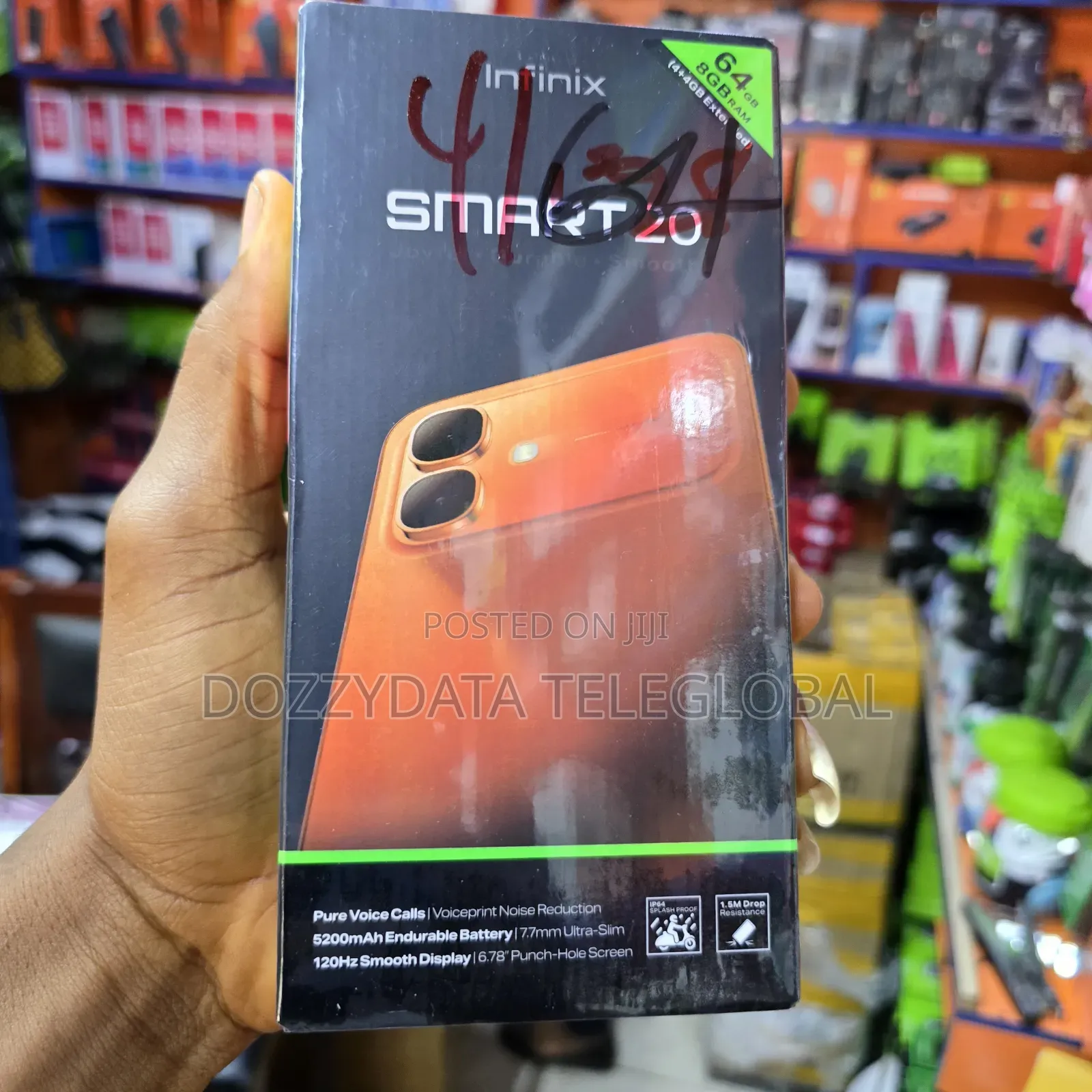 New Infinix Smart 20 64 GB Black