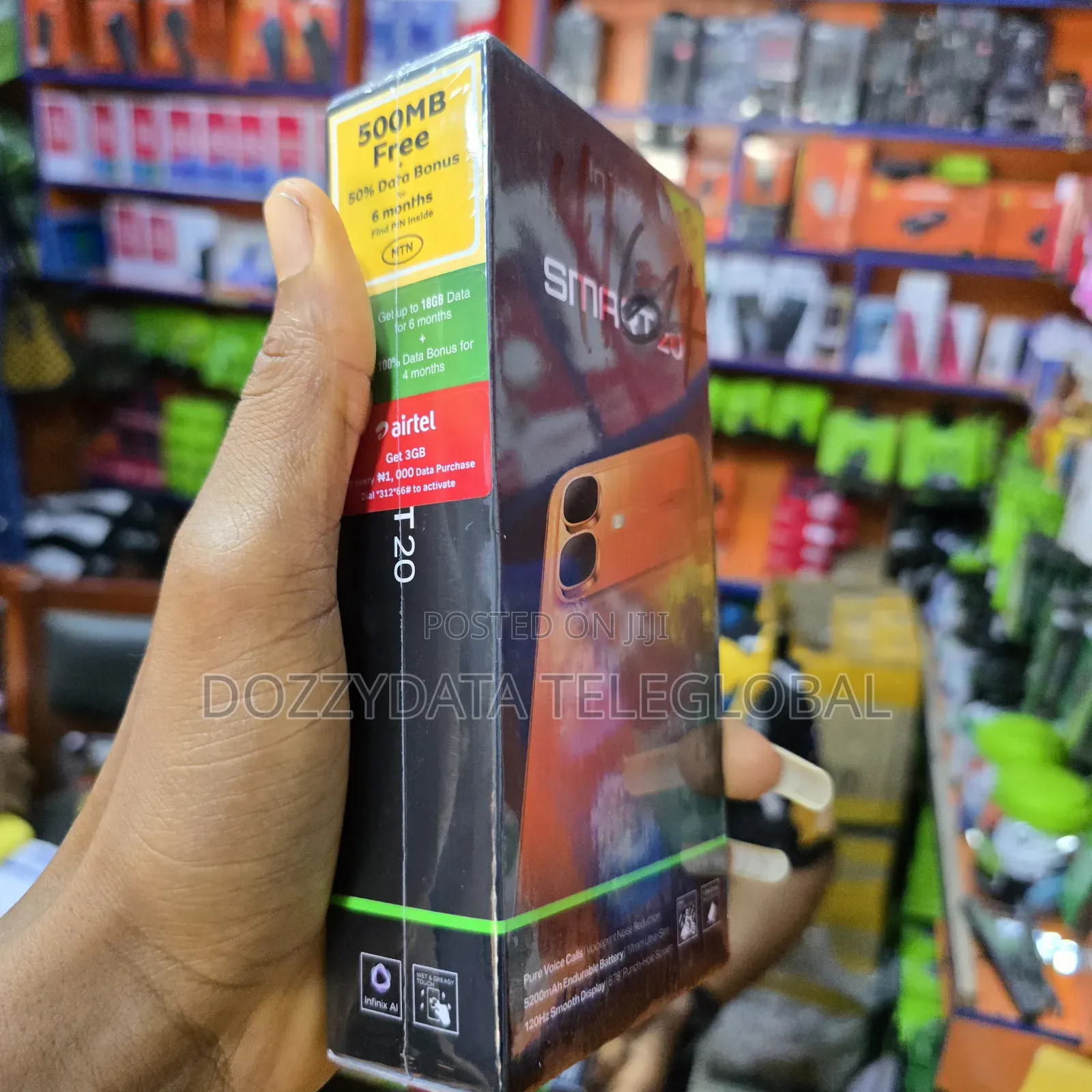 New Infinix Smart 20 64 GB Black