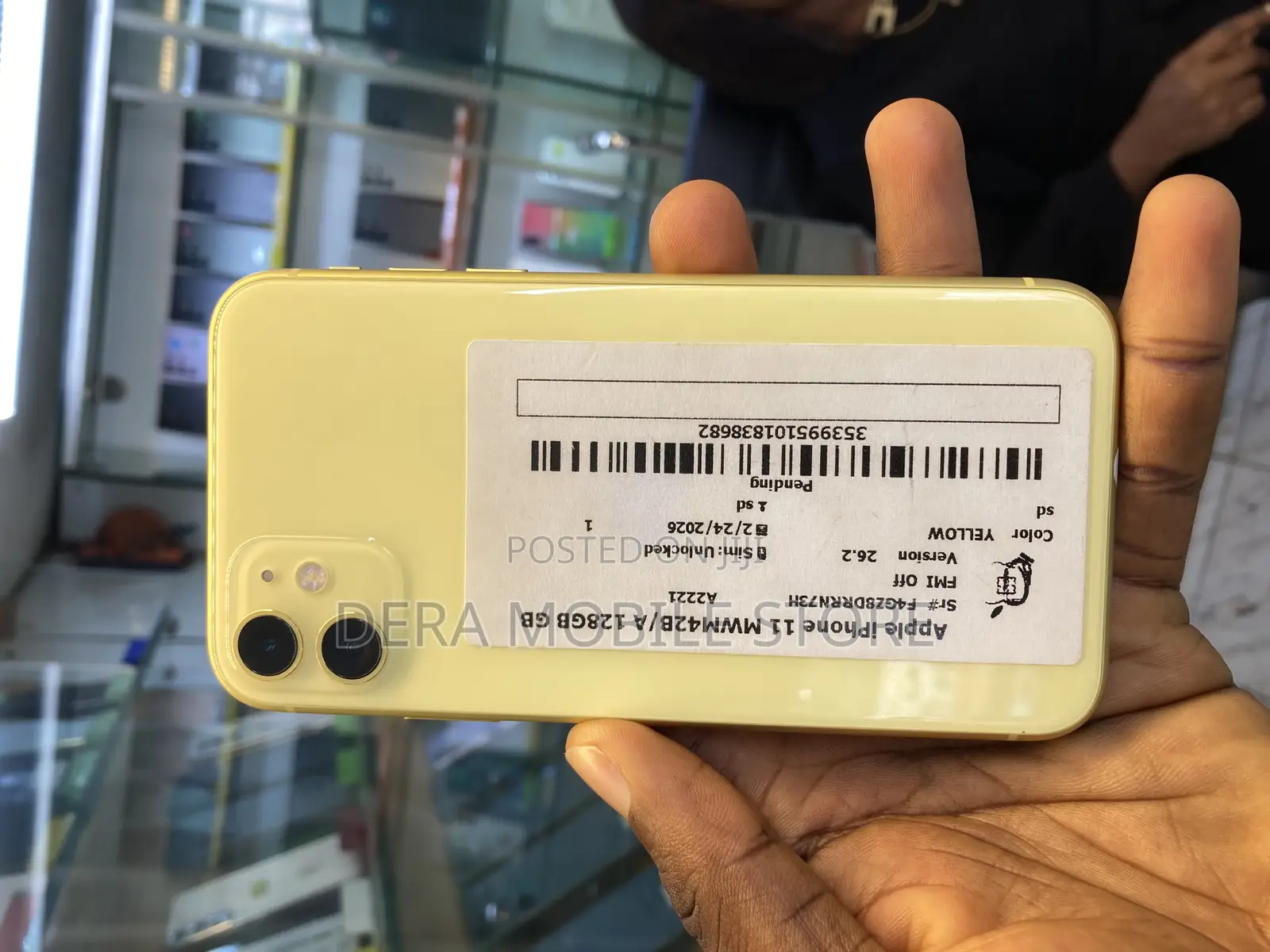 Apple iPhone 11 128 GB Yellow