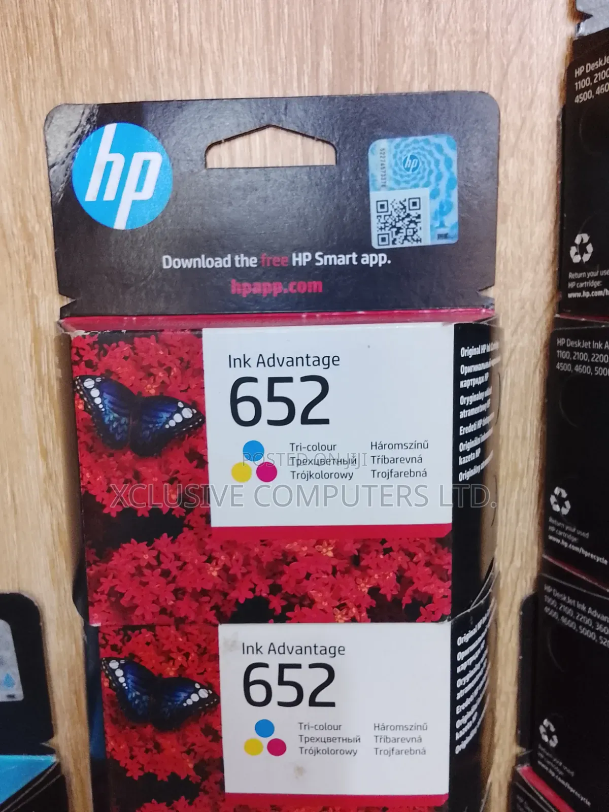 Original Hp Inkjet 652 (Color)