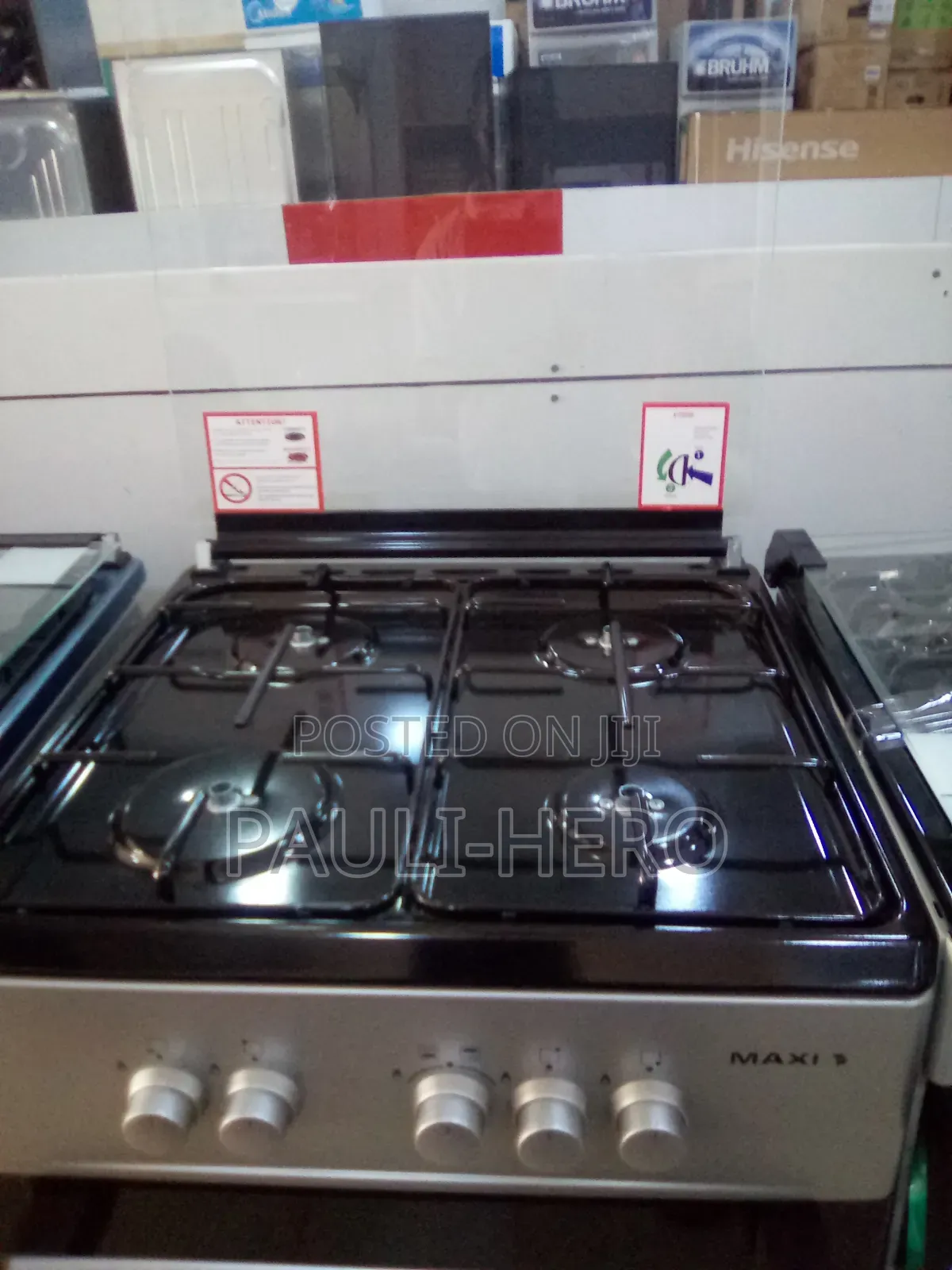 Maxi 4 Burner Gas Cooker