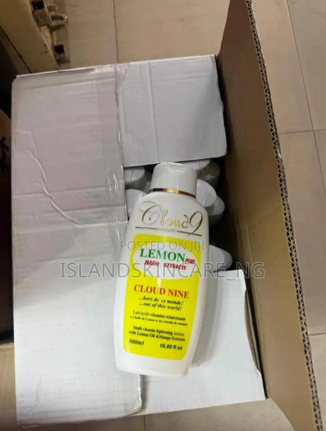 Cloud 9 Lemon Plus Mango Extract Lightening Lotion (500ml)