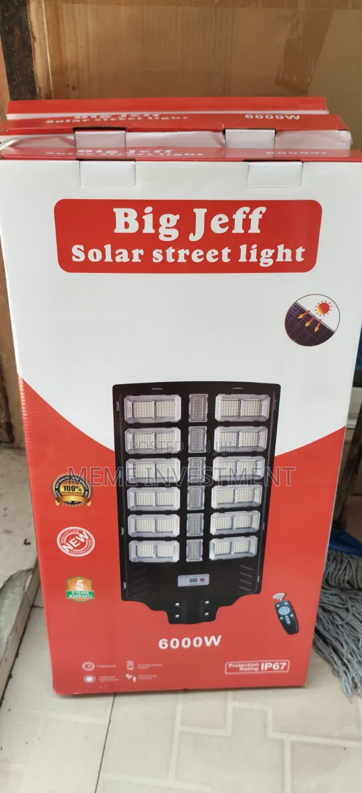 Big Jeff Solar Street Light