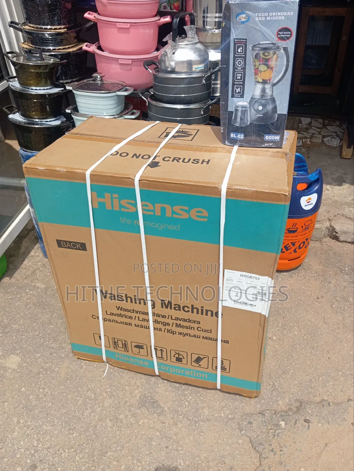 Hisense 7.5kg Washing Machine (Payment on Delivery Within Ibadan)