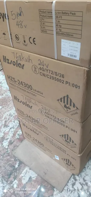 7.6kwh Lithium Battery 24v