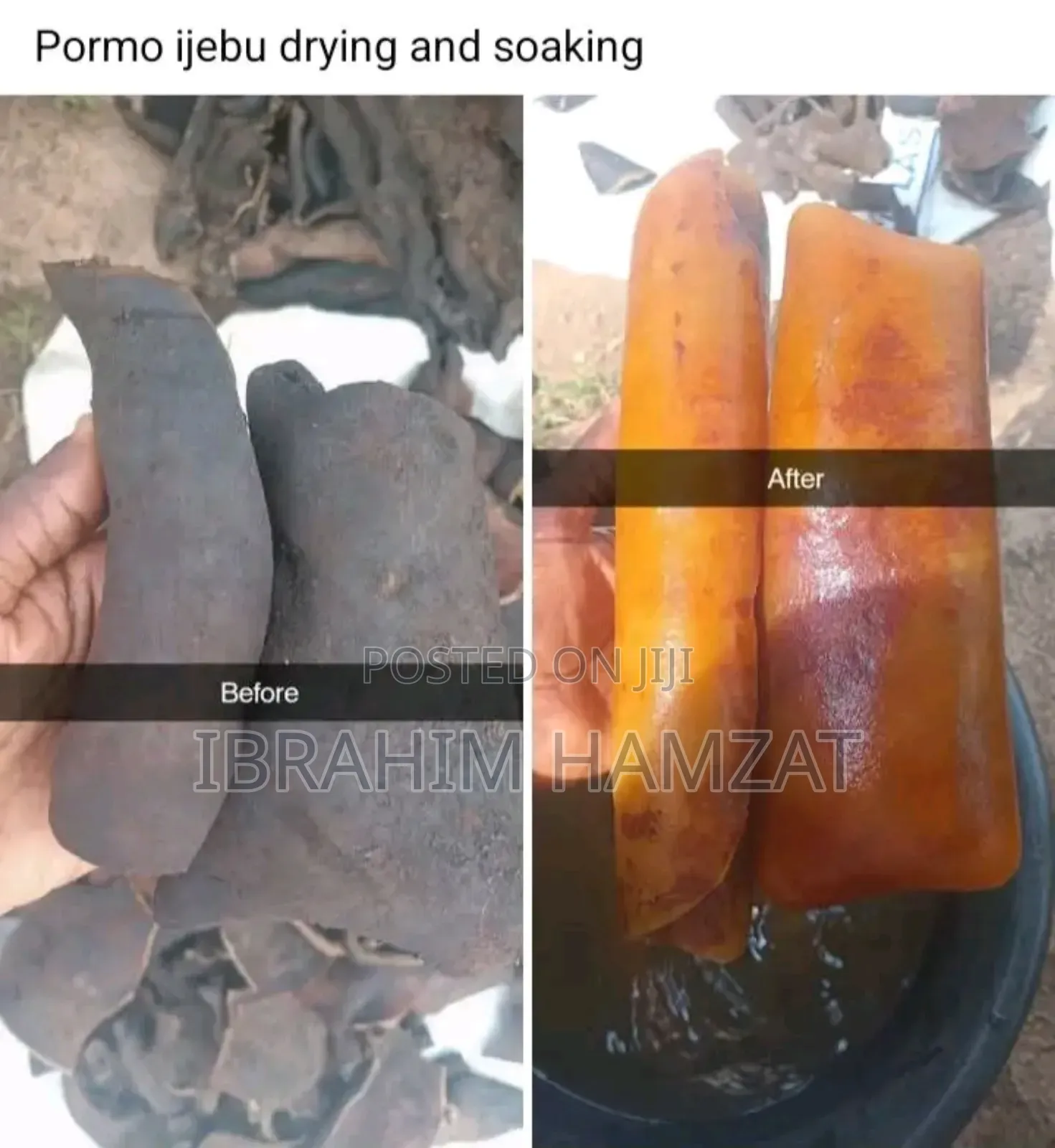 Dried Ponmo Ijebu