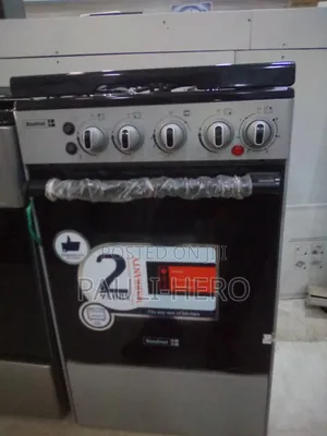 Scanfrost Gas Cooker 50*50, 3 Burner 1 Electric.