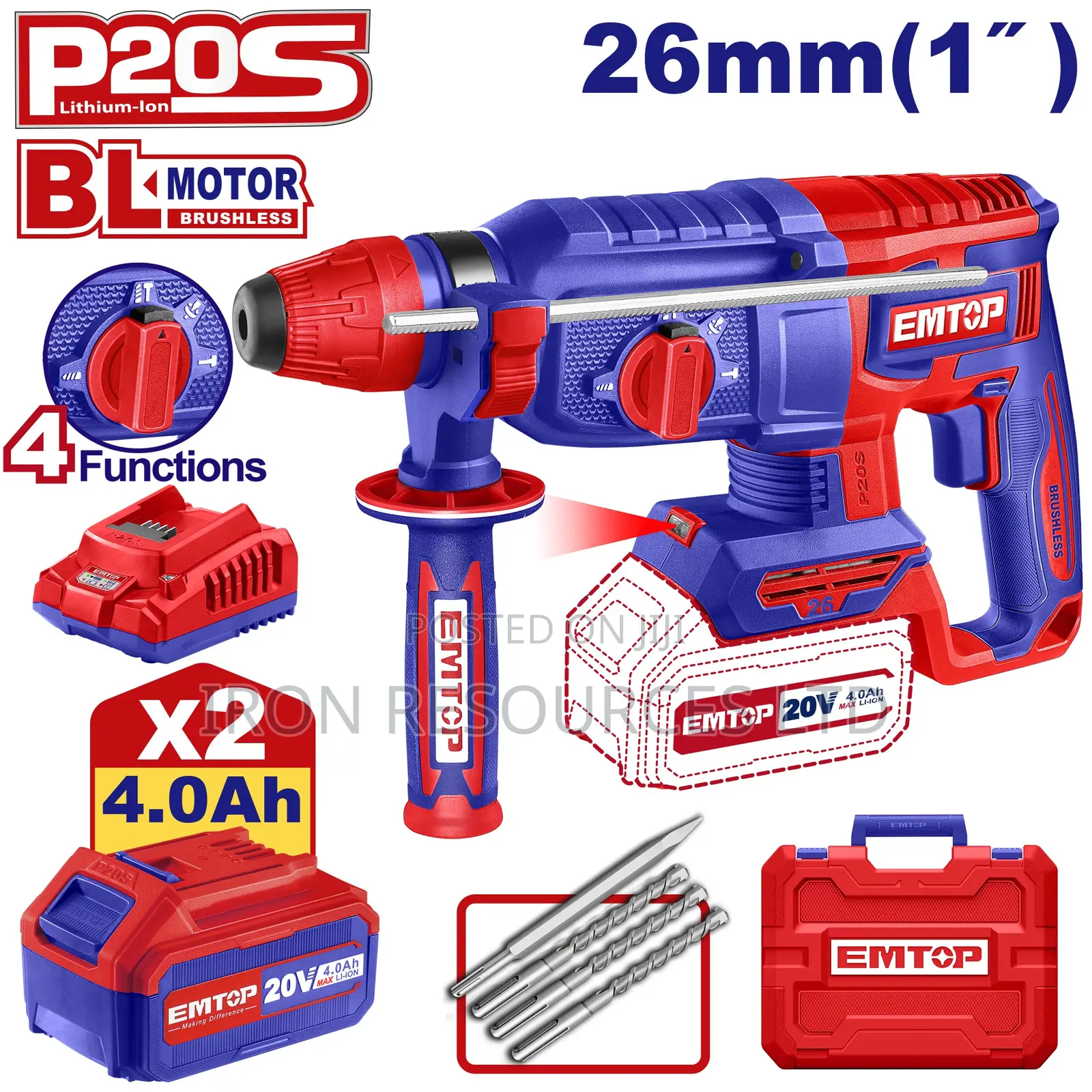 Cordless Rotary Hammer 26mm