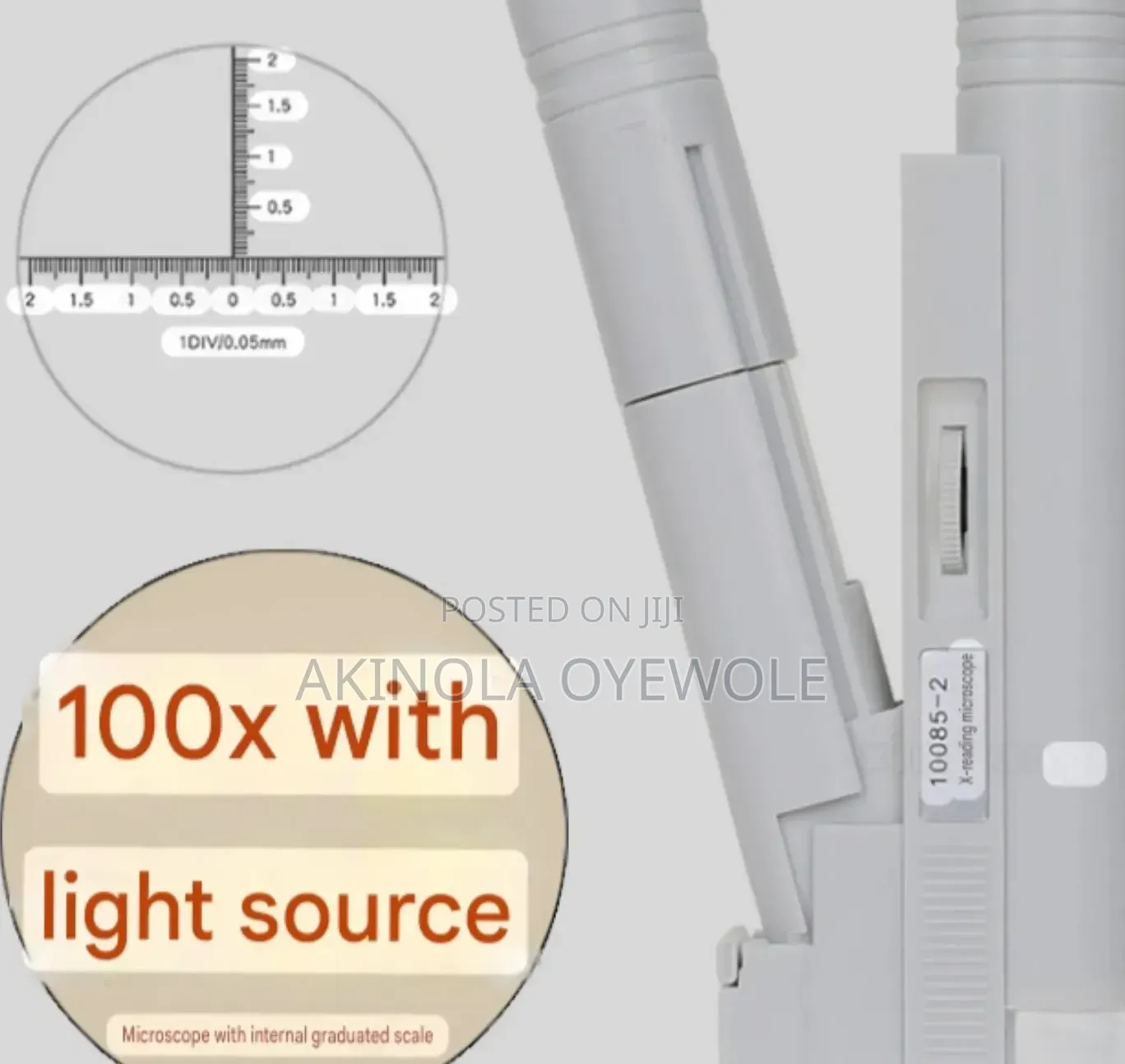 Microscope 100x With Internal Ruler
